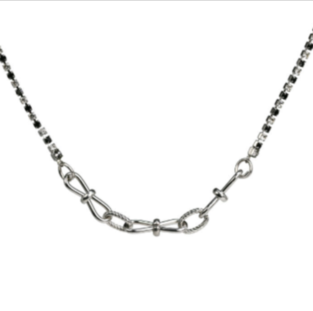 Dog and Cat Collar Identification Tag Surgical 3 Types Cubic Chain