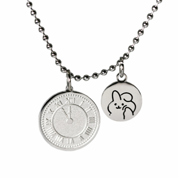 Gempaw Dog Cat Engraved Identification Tag Necklace 3 Types Wonderland Cat Bichon Bearstar