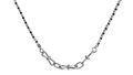 Puppy and Cat Necklace Surgical Steel Chain 8-Square Cubic