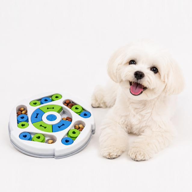 Puppy Cat Nosework Toy Round Shape Separation Anxiety Training Treat Play