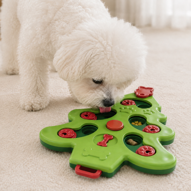 Puppy Cat Nosework Toy Tree-shaped Separation Anxiety Training Treat Play