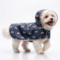 Dog Raincoat Transparent Hood Bear Waterproof Raincoat