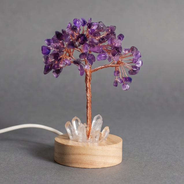 Natural Crystal Crystal Wood Feng Shui Interior Decoration 6 Types Lucky Objects Store Office Opening Gift